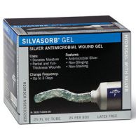 Silver impregnated Silvasorb Gel Antimicrobial